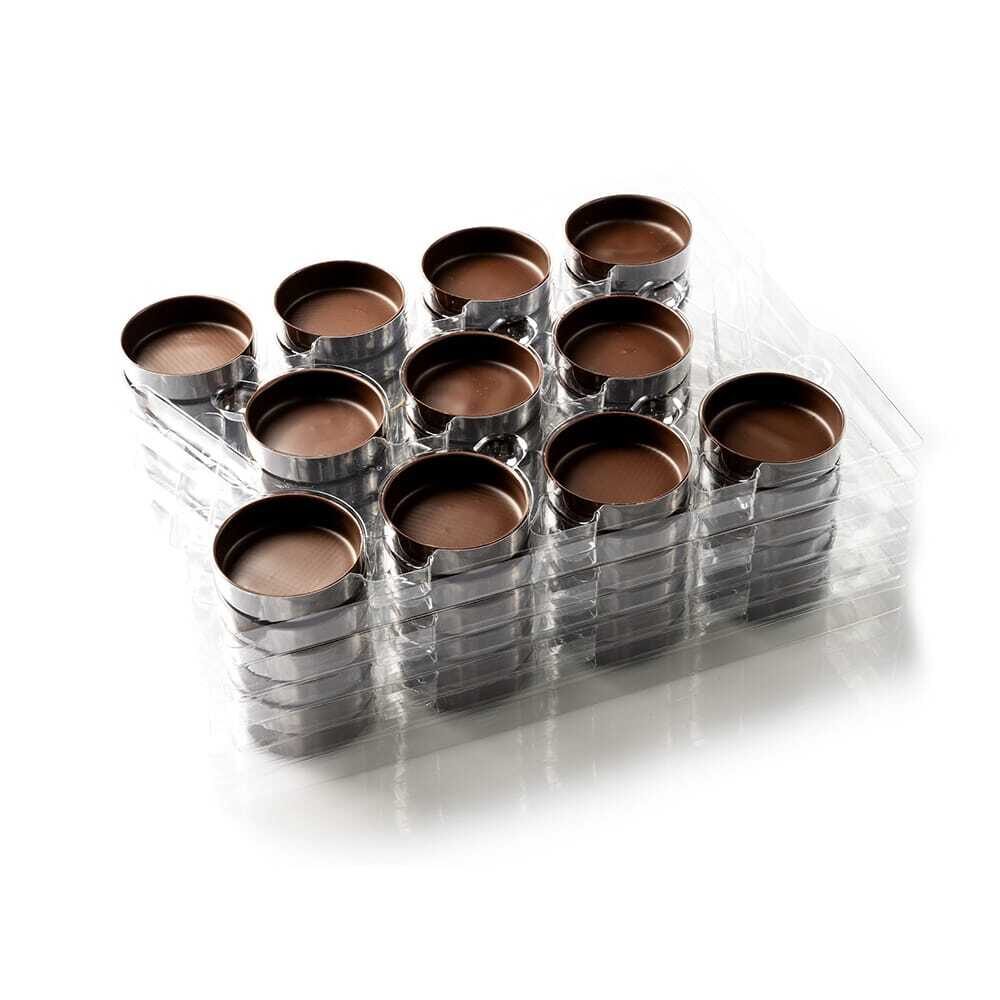 X66ST CHOCOLATE DECOR TARTELETTE CUP 7CM DOBLA