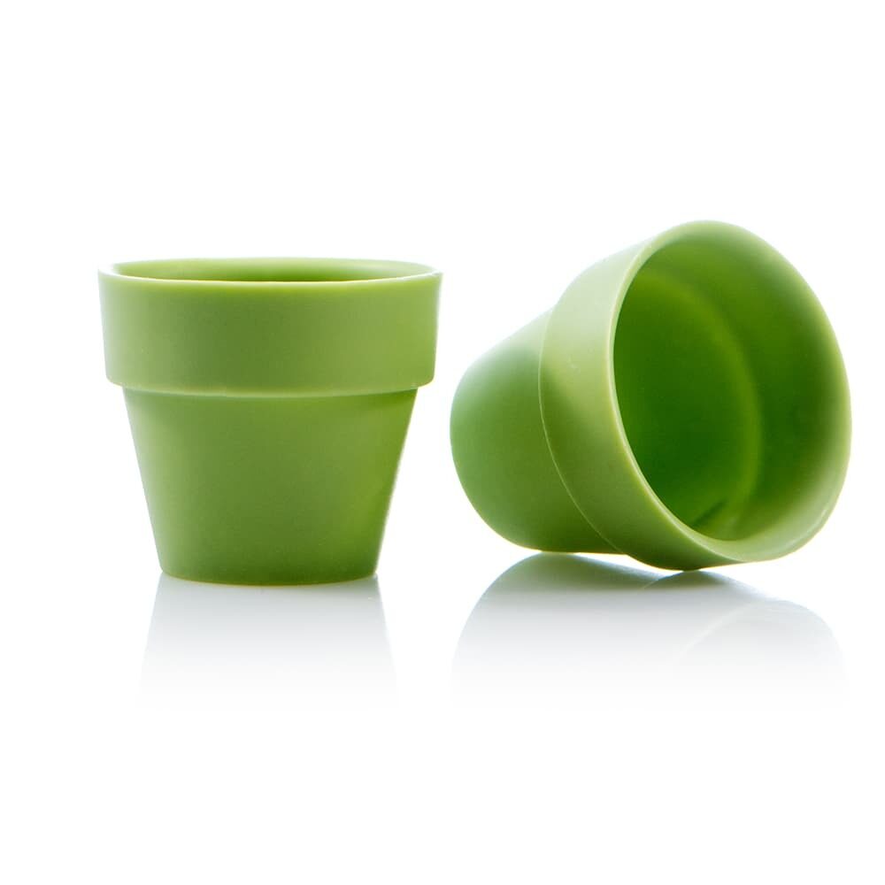 X28ST CHOCOLAT DECOR FLOWER POT LARGE GREEN DOBLA