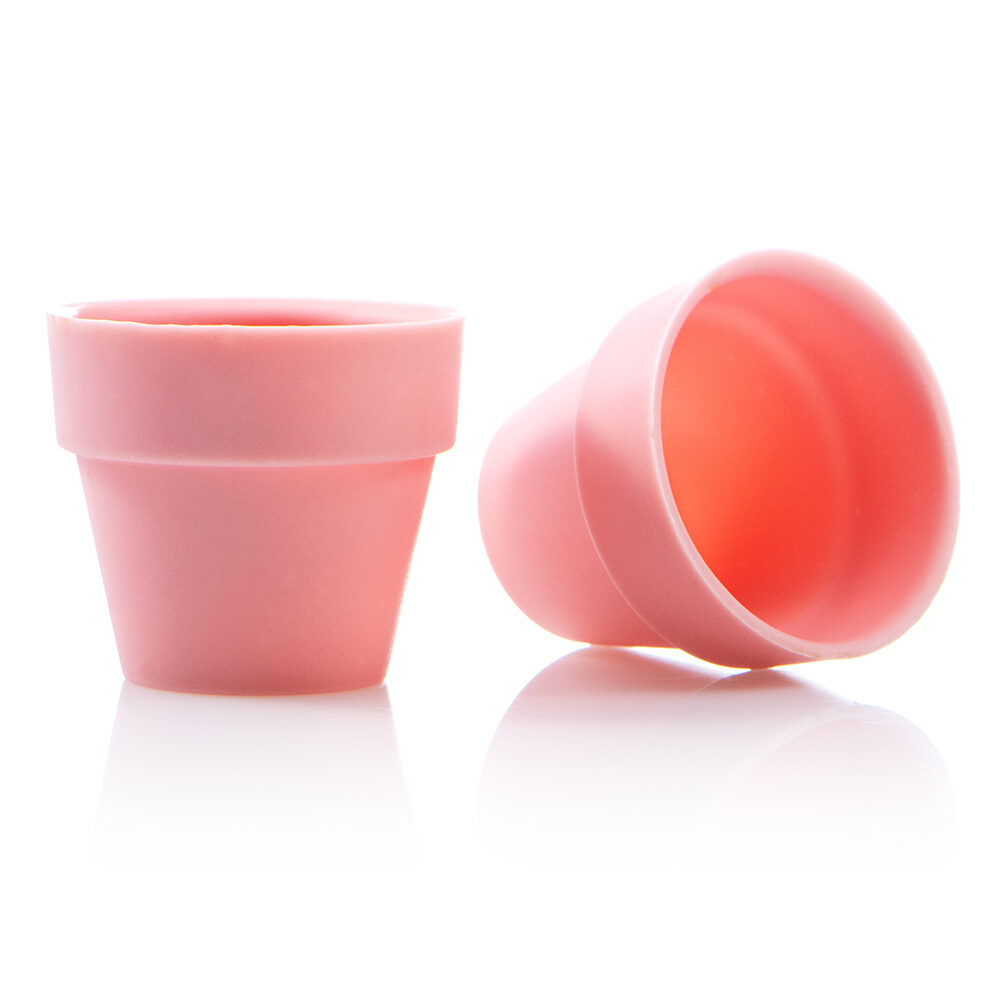 X28ST CHOCOLAT DECOR FLOWER POT LARGE PINK DOBLA