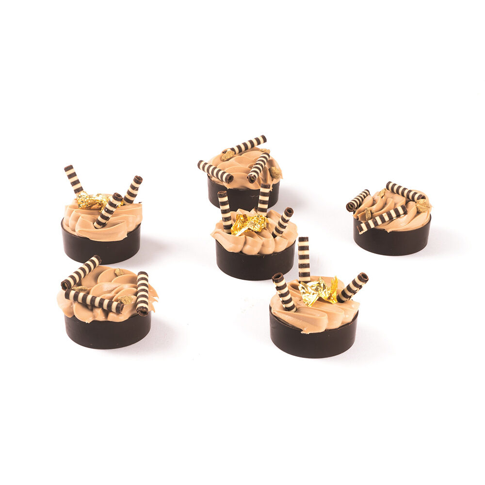 X868ST CHOCOLATE DECOR MISTRAL MILK/WHITE DOBLA