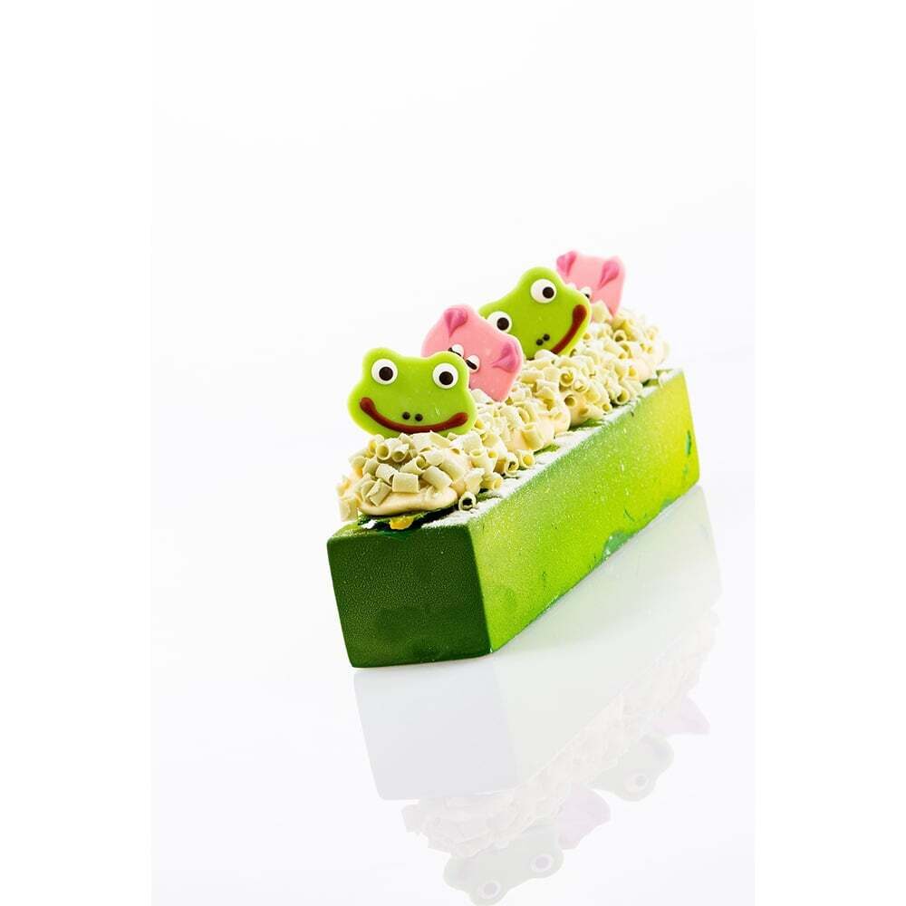 X4KG CHOCOLATE DECOR CURLS GREEN DOBLA