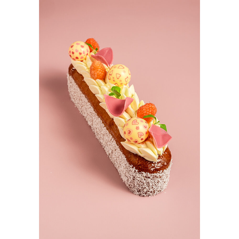 X150ST CHOCOLATE DECOR ROSE PETALS PINK DOBLA