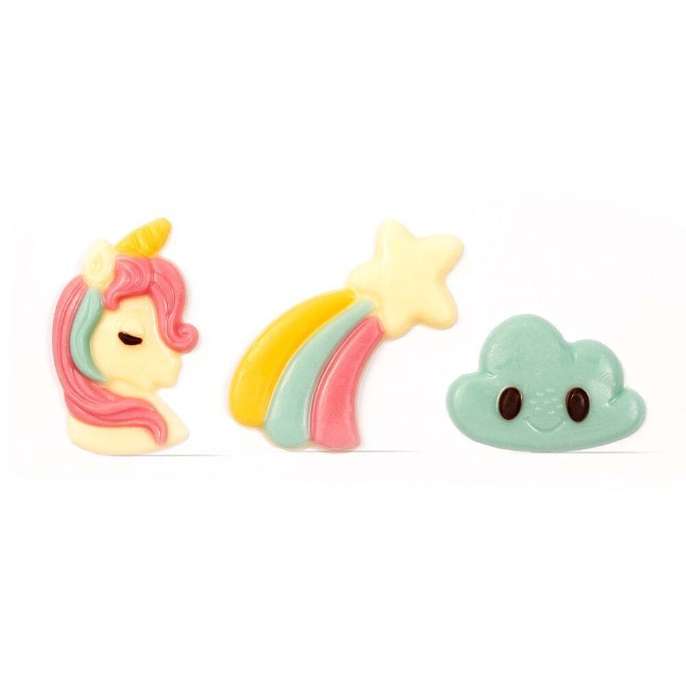 X138ST DÉCOR CHOCOLAT UNICORN ASSORTMENT DOBLA