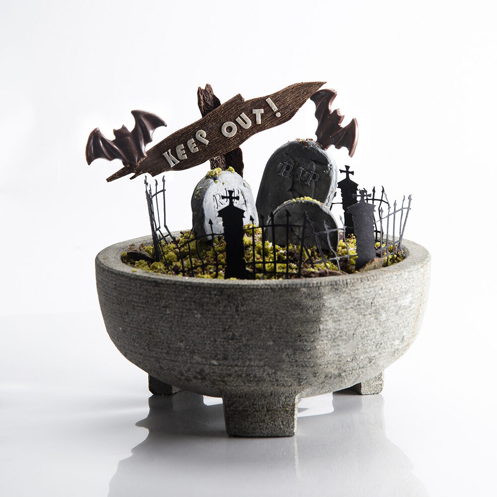 X192PC CHOCOLATE DECOR BAT DOBLA