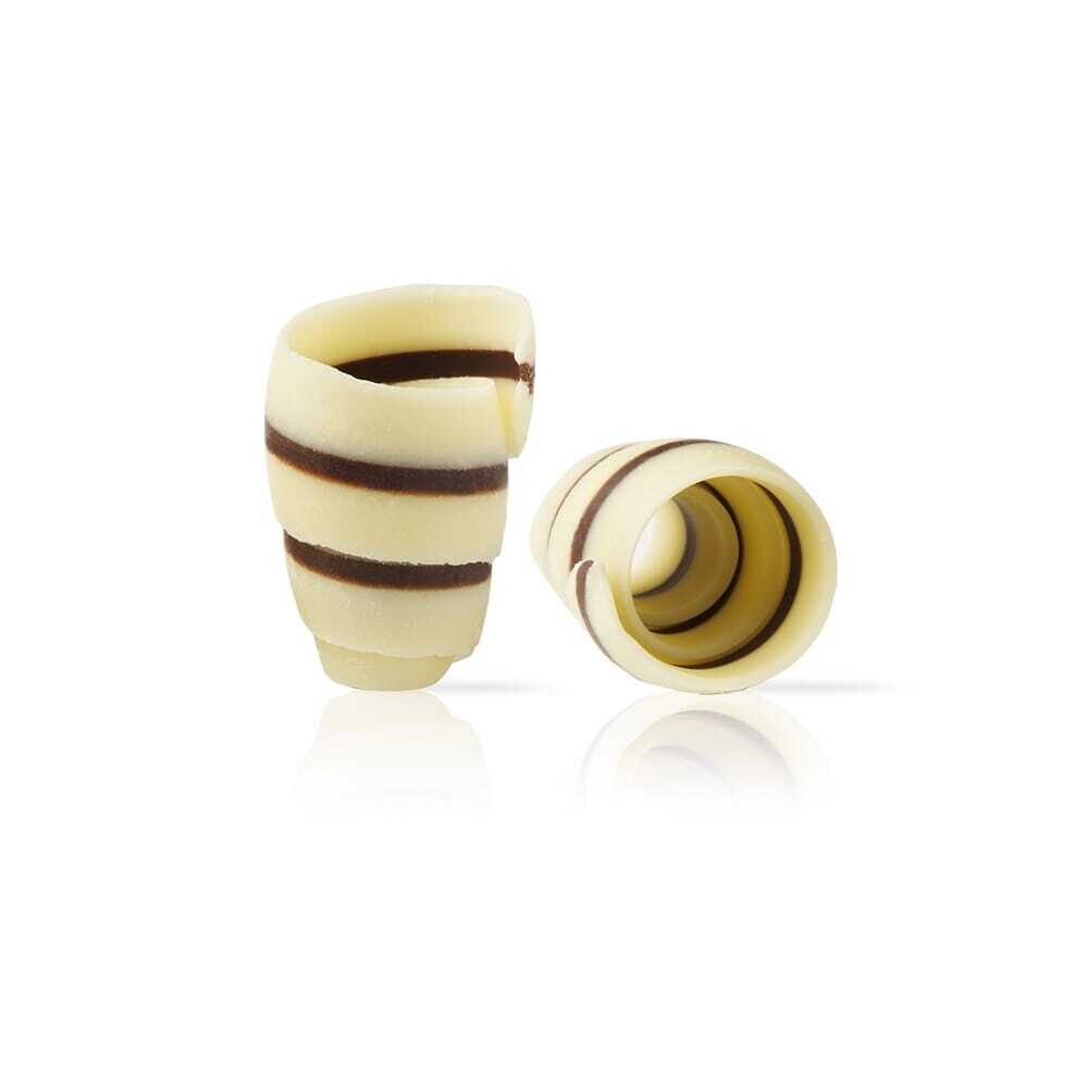 X180ST CHOCOLATE DECOR ROSE WHITE/DARK DOBLA