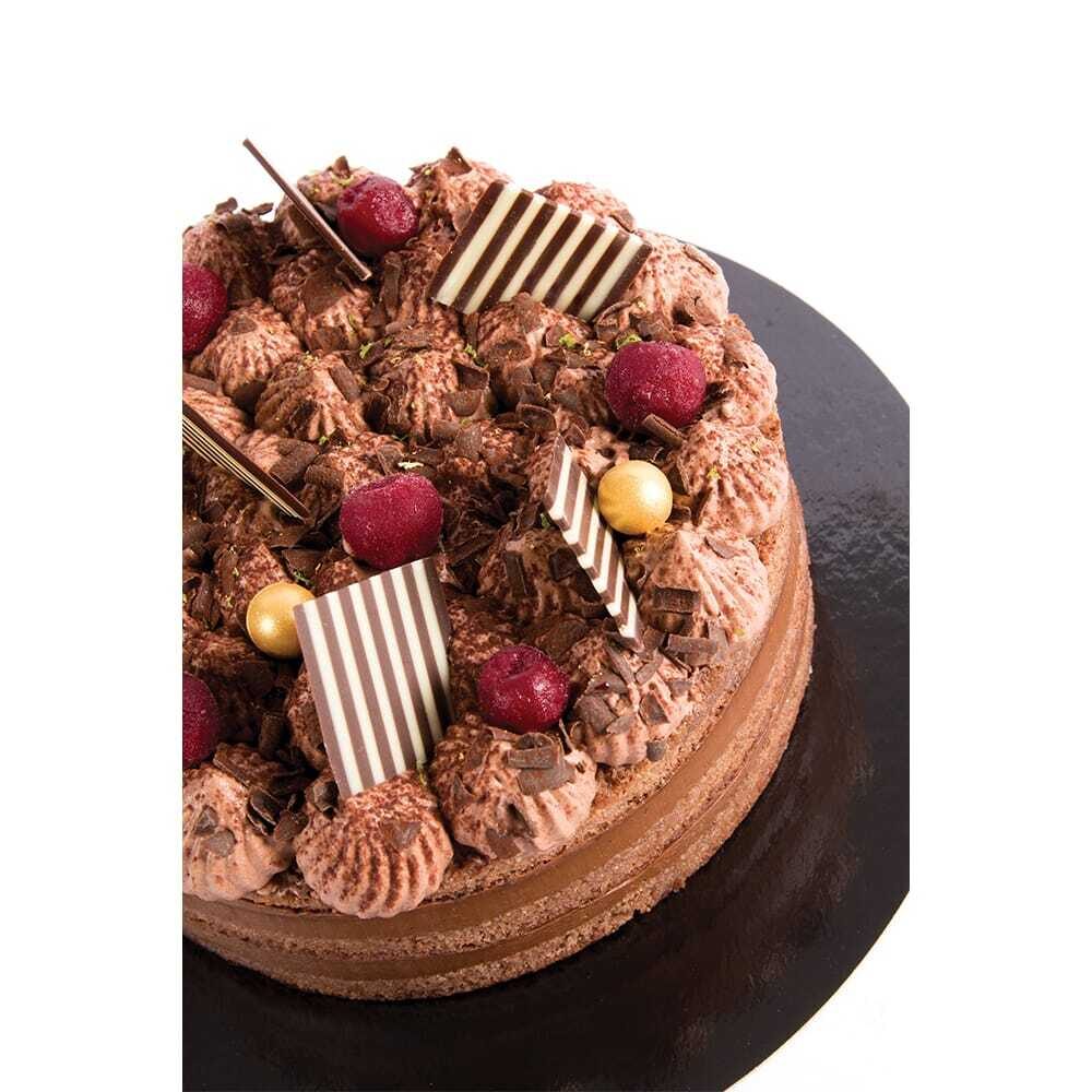 X500ST CHOCOLATE DECOR DOMINO SQUARE DOBLA