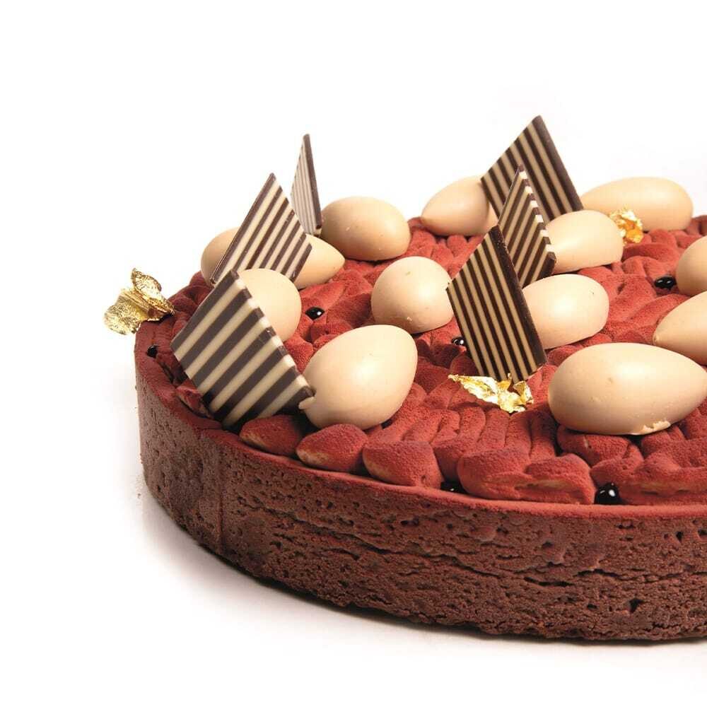 X500ST CHOCOLATE DECOR DOMINO SQUARE DOBLA