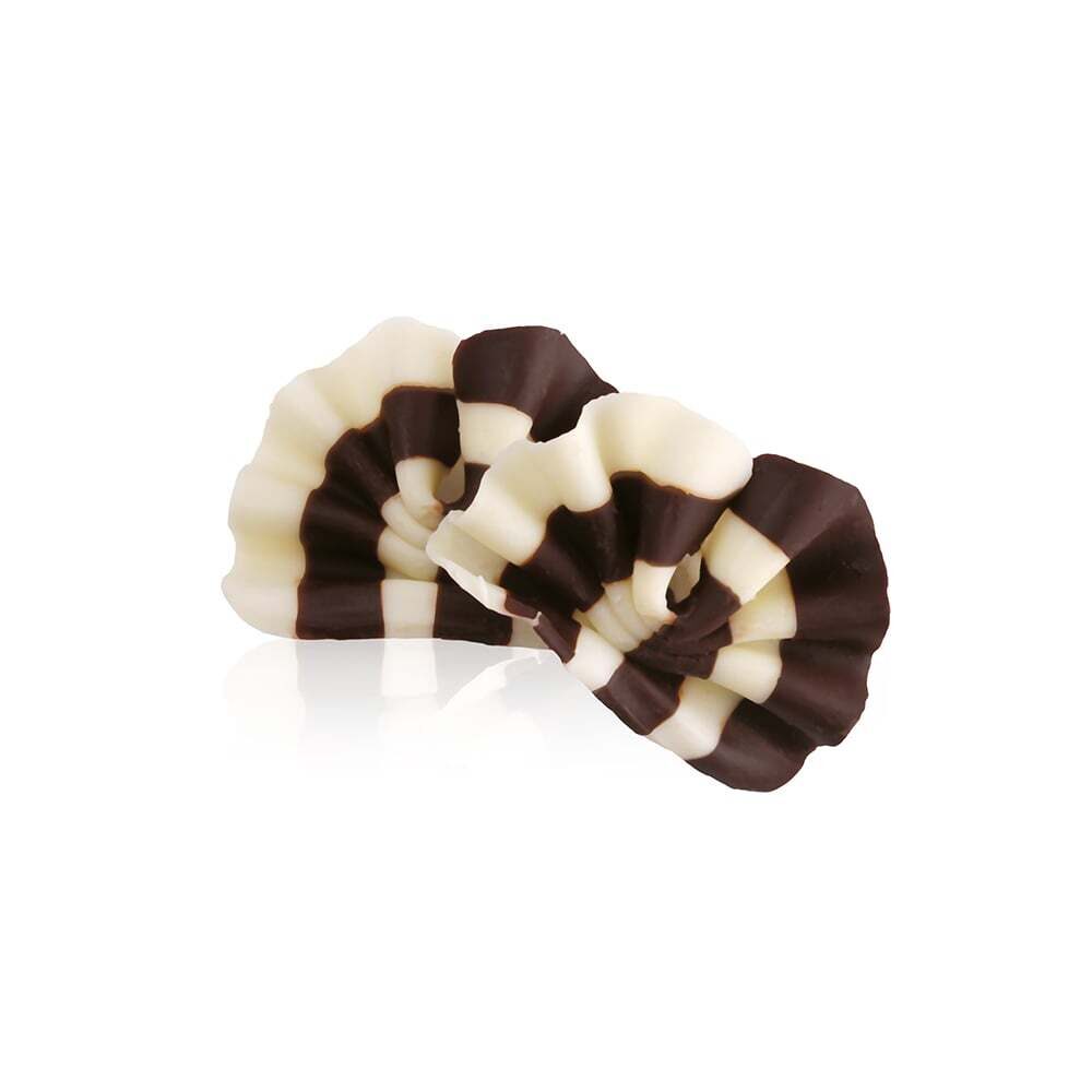 X1KG CHOCOLATE DECOR FOREST SHAVINGS MINI DARK/WHITE DOBLA