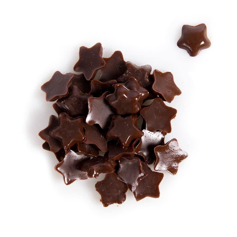 X0,6KG DÉCOR CHOCOLAT SPRINKLE STARS DARK DOBLA