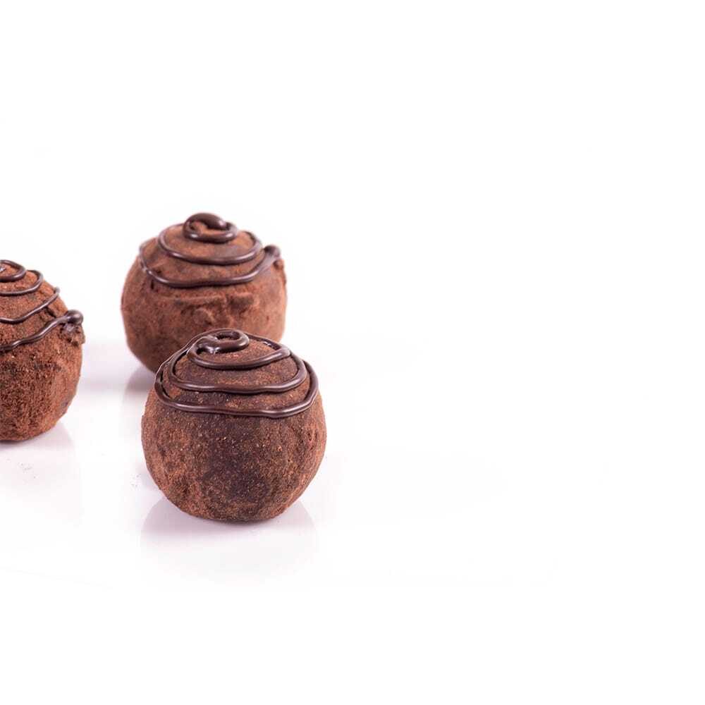 X504ST CHOCOLATE DECOR TRUFFLE SHELL MILK DOBLA