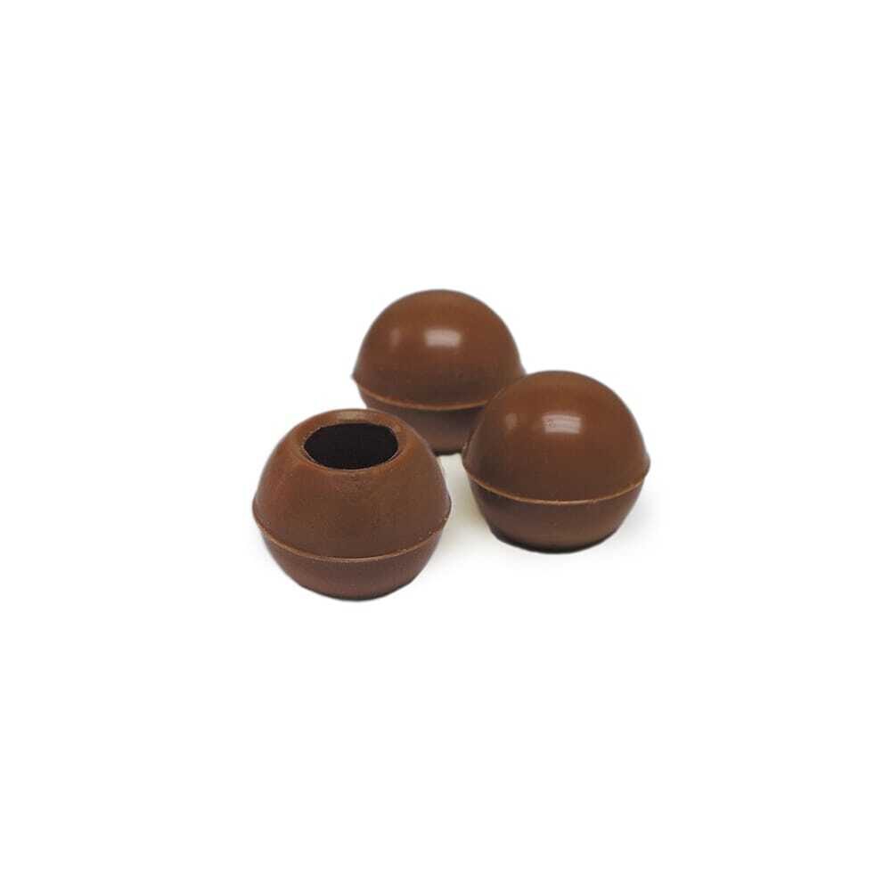 X504ST CHOCOLATE DECOR TRUFFLE SHELL MILK DOBLA