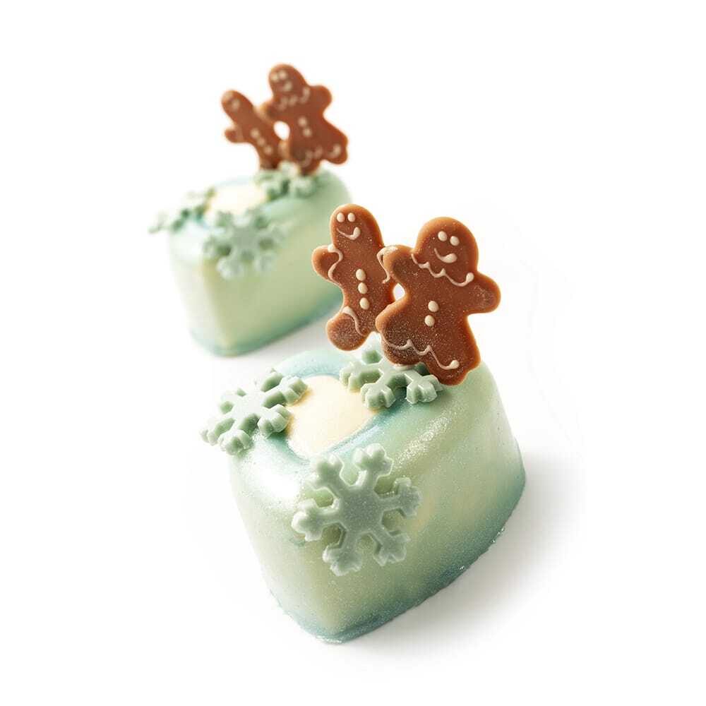X200ST CHOCOLATE DECOR GINGERBREAD COUPLE DOBLA