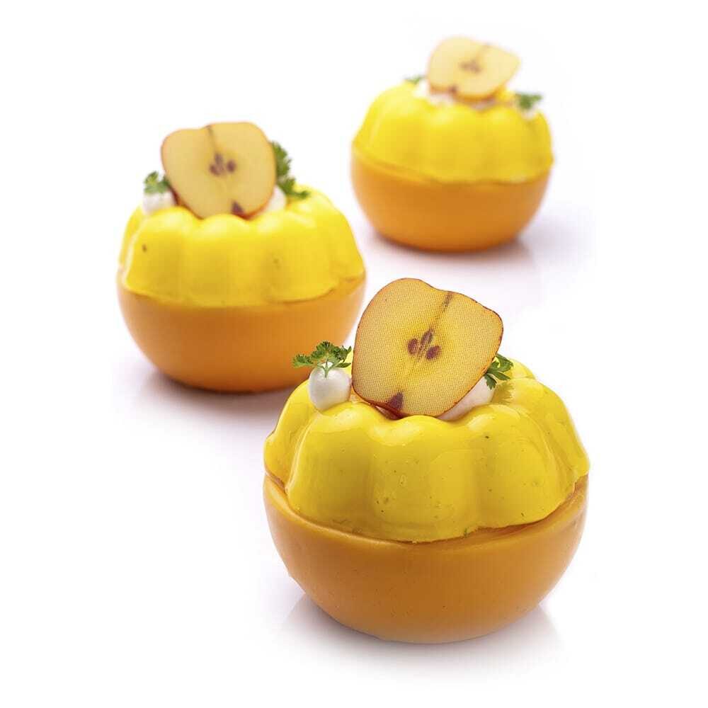 X36ST CHOCOLATE DECOR APPLE DOBLA