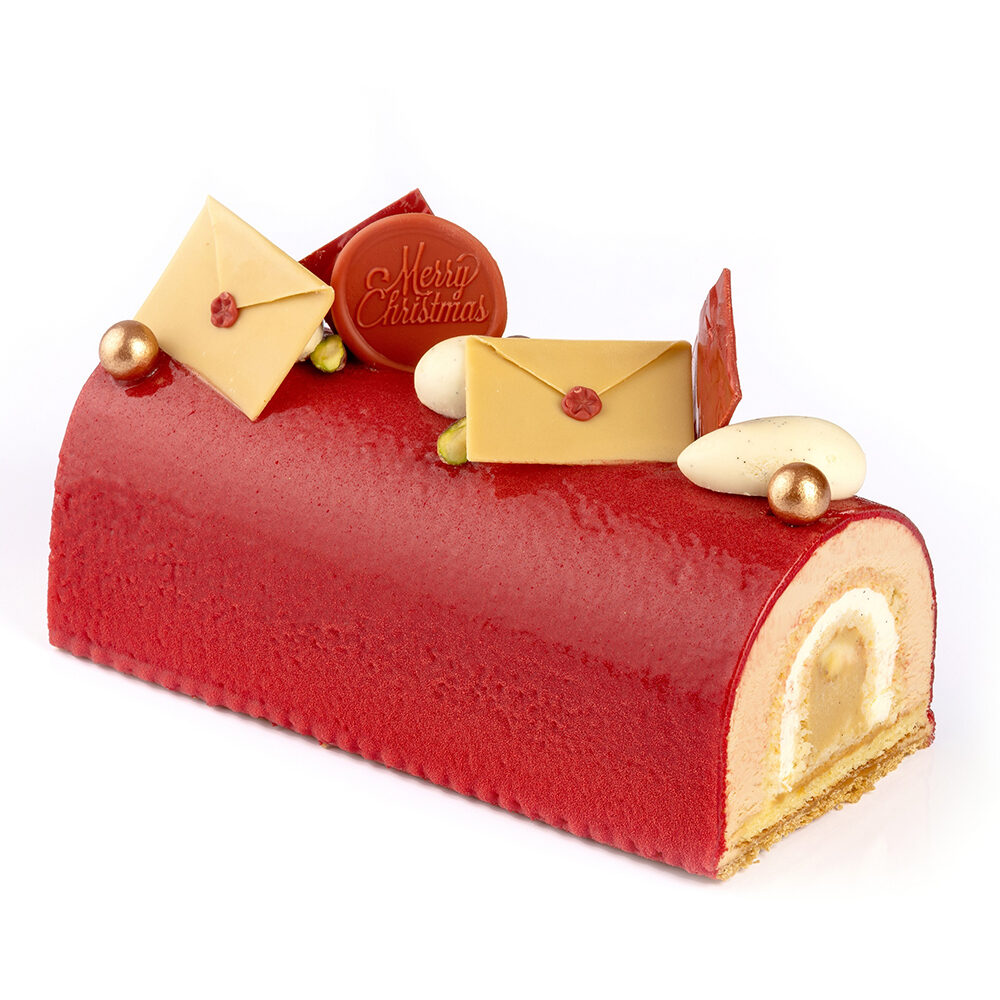 X154PC DÉCOR CHOCOLAT MERRY CHRISTMAS SEAL (SCEAU) DOBLA