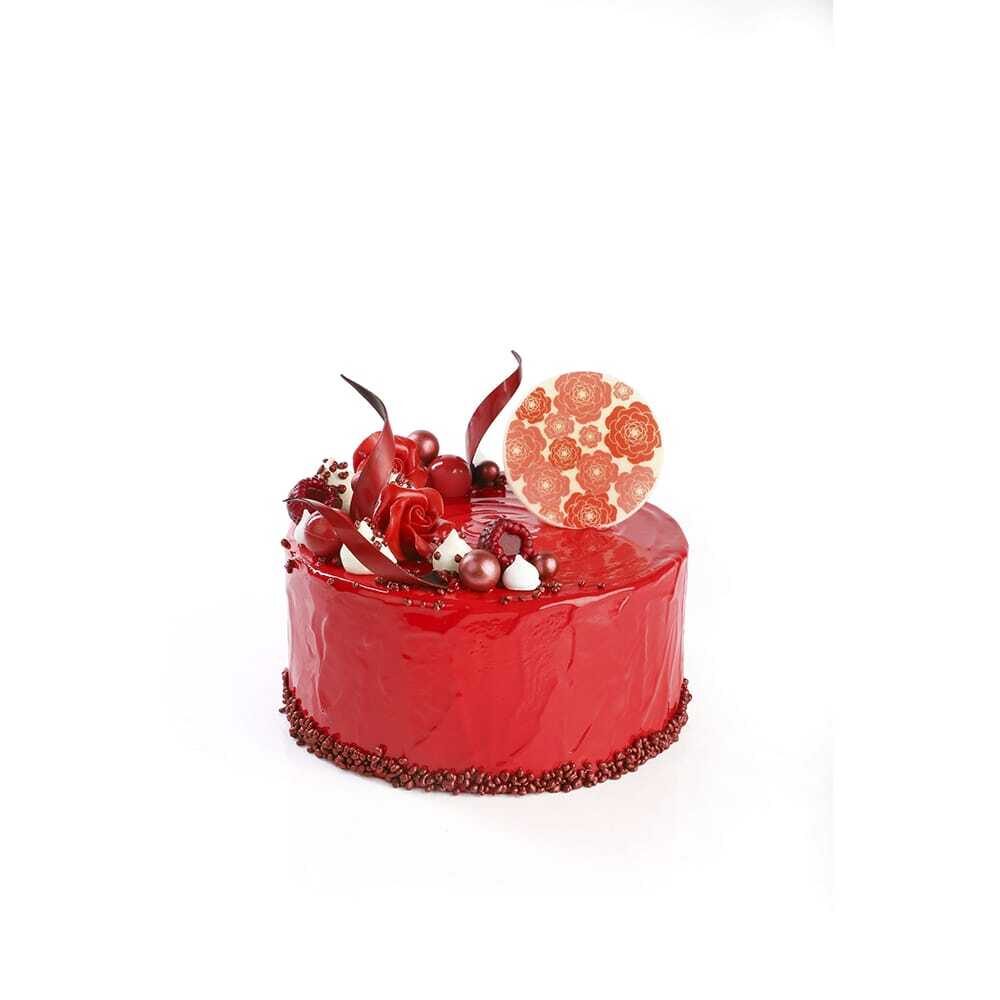 X15ST CHOCOLATE DECOR ROSE RED DOBLA