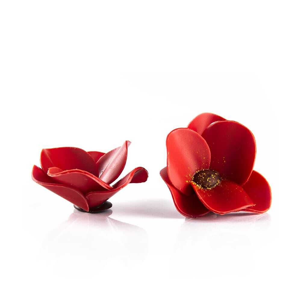 X24ST DÉCOR CHOCOLAT POPPY FLOWER DOBLA