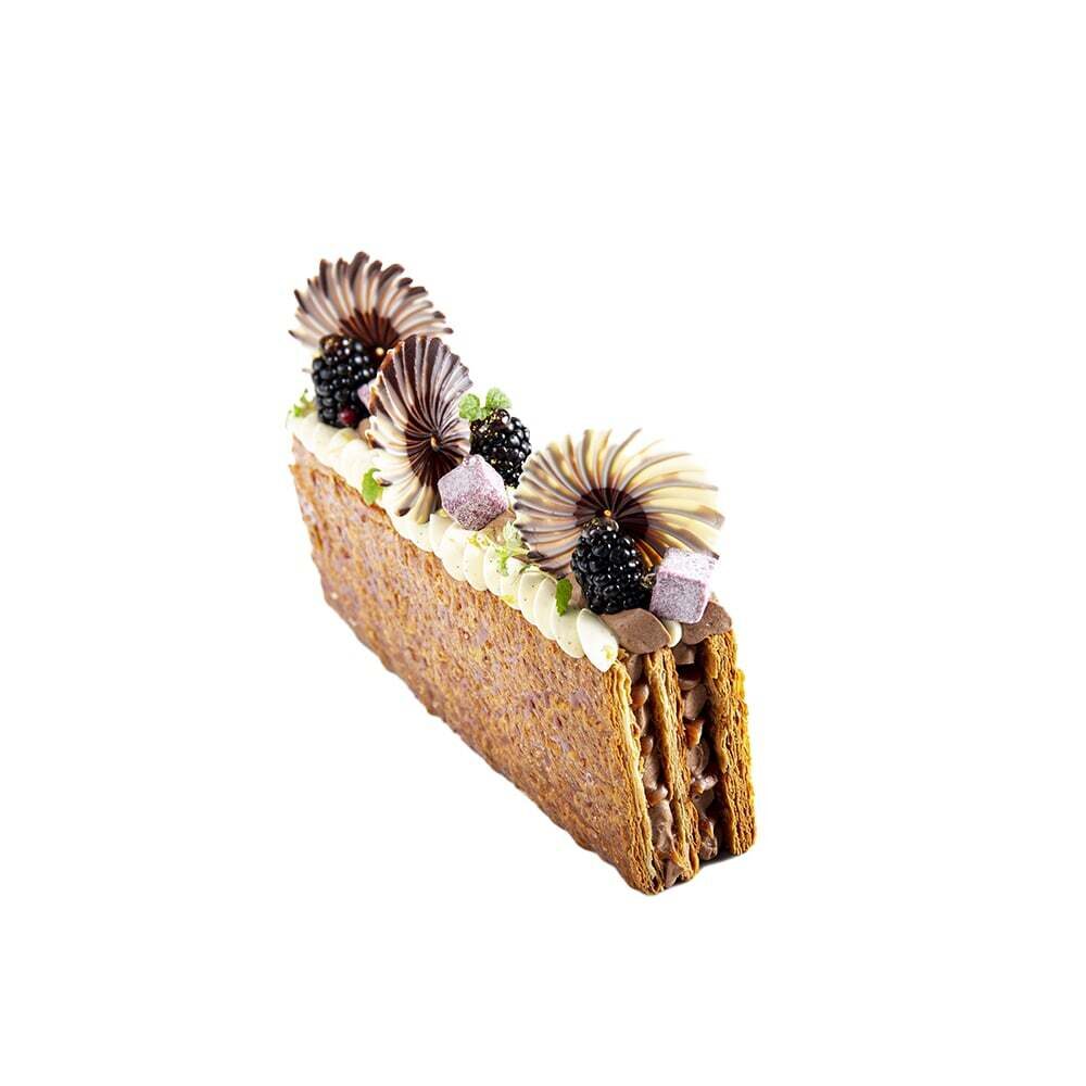 X30ST DÉCOR CHOCOLAT ROSETTE DARK/WHITE DOBLA