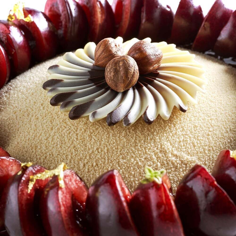 X30ST DÉCOR CHOCOLAT ROSETTE DARK/WHITE DOBLA