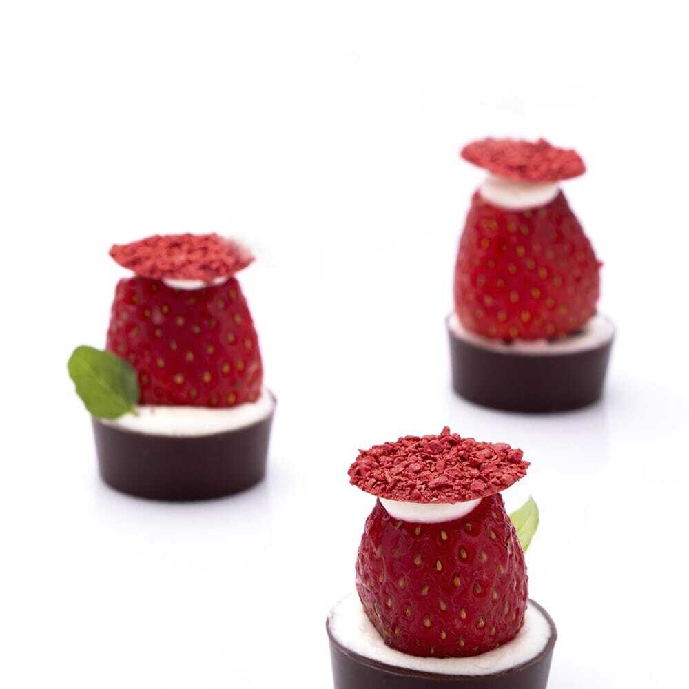 X486ST CHOCOLATE DECOR RED CRUMBLE DOBLA