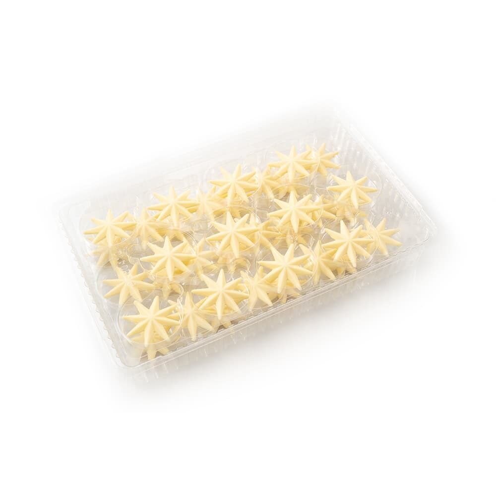 X36ST DÉCOR CHOCOLAT WHITE STAR 3D DOBLA