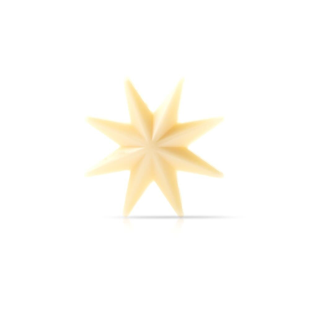 X36ST DÉCOR CHOCOLAT WHITE STAR 3D DOBLA
