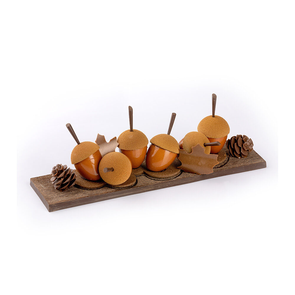 X90ST CHOCOLADEDECOR MAPLE LEAF (AUTUMN LEAF) DOBLA