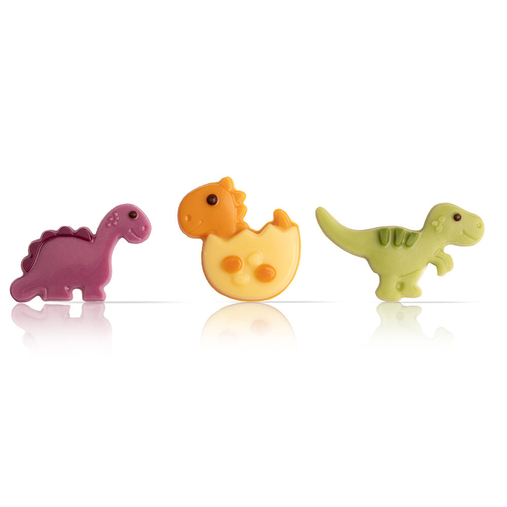 X90ST CHOCOLADEDECOR DINOSAUR ASSORTMENT DOBLA