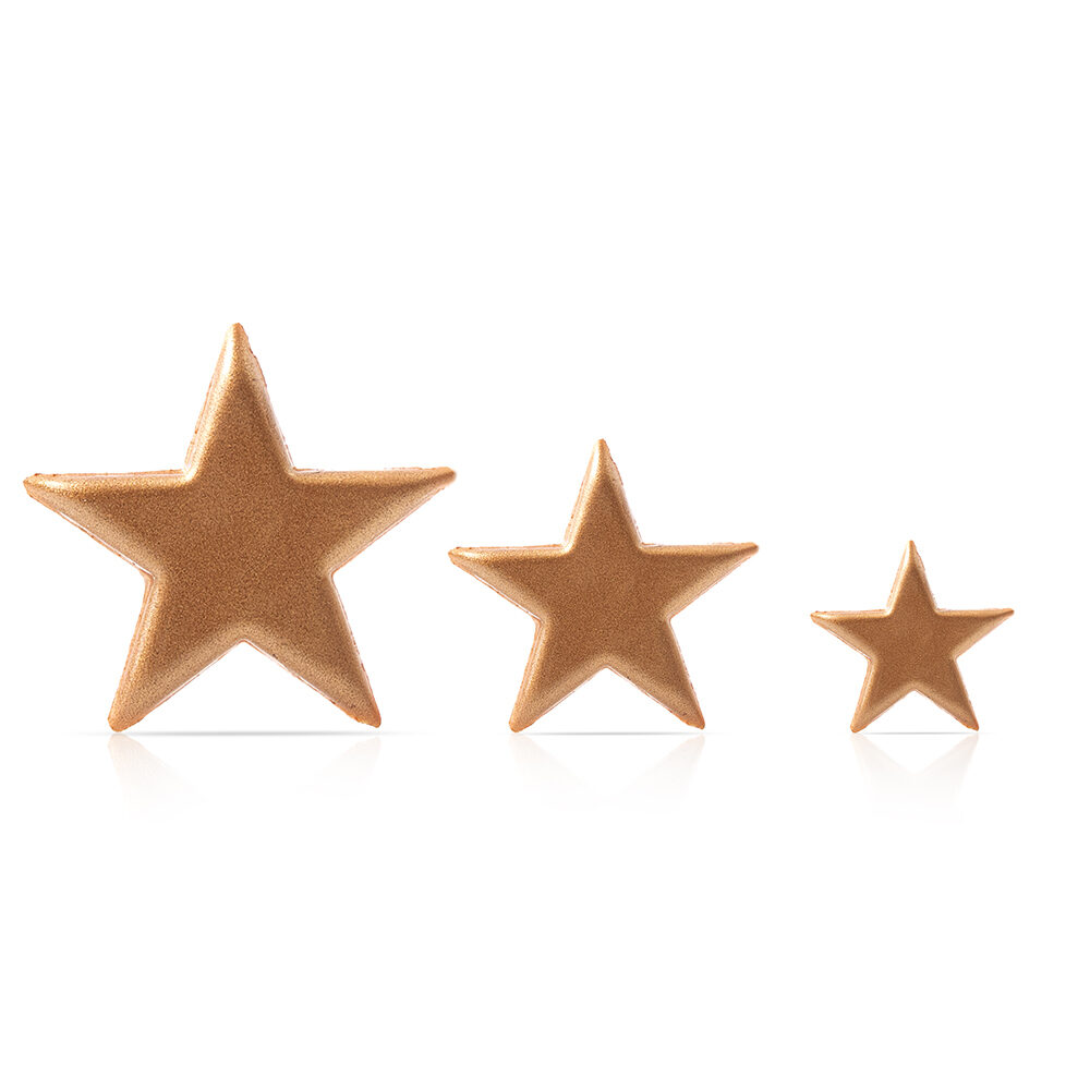 X132ST COCOLADEDECOR STAR BROZE ASSORTMENT (STER BRONS)DOBLA