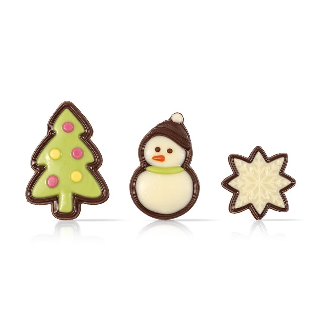 X90ST DÉCOR CHOCOLAT COMIC WINTER ASSORTMENT DOBLA