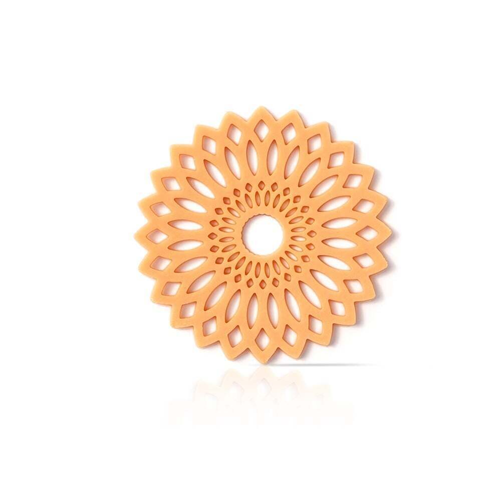 X216ST DÉCOR CHOCOLAT LACE FLOWER AMBER DOBLA