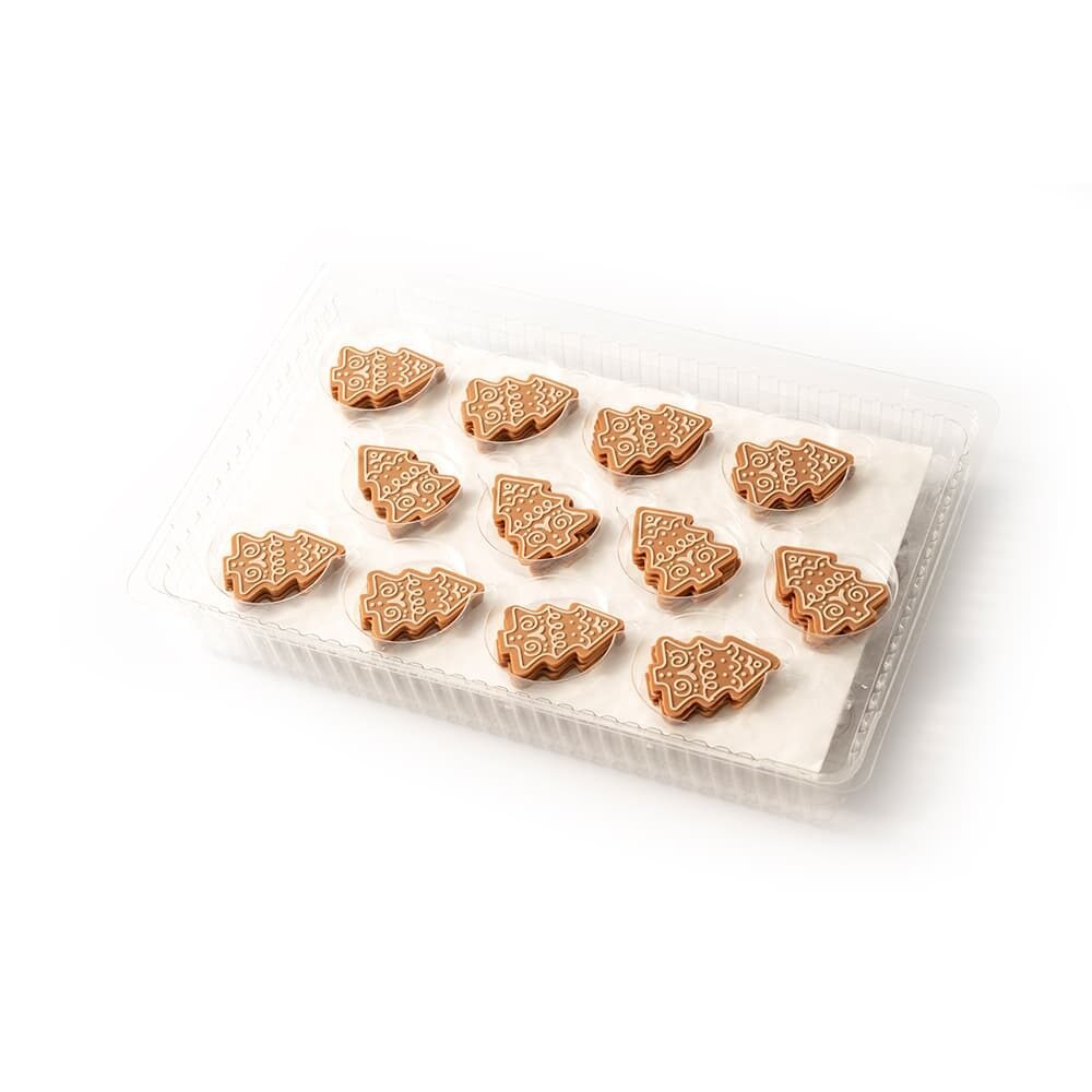 X96ST DÉCOR CHOCOLAT GINGERBREAD LAYERED ASSORTM. DOBLA