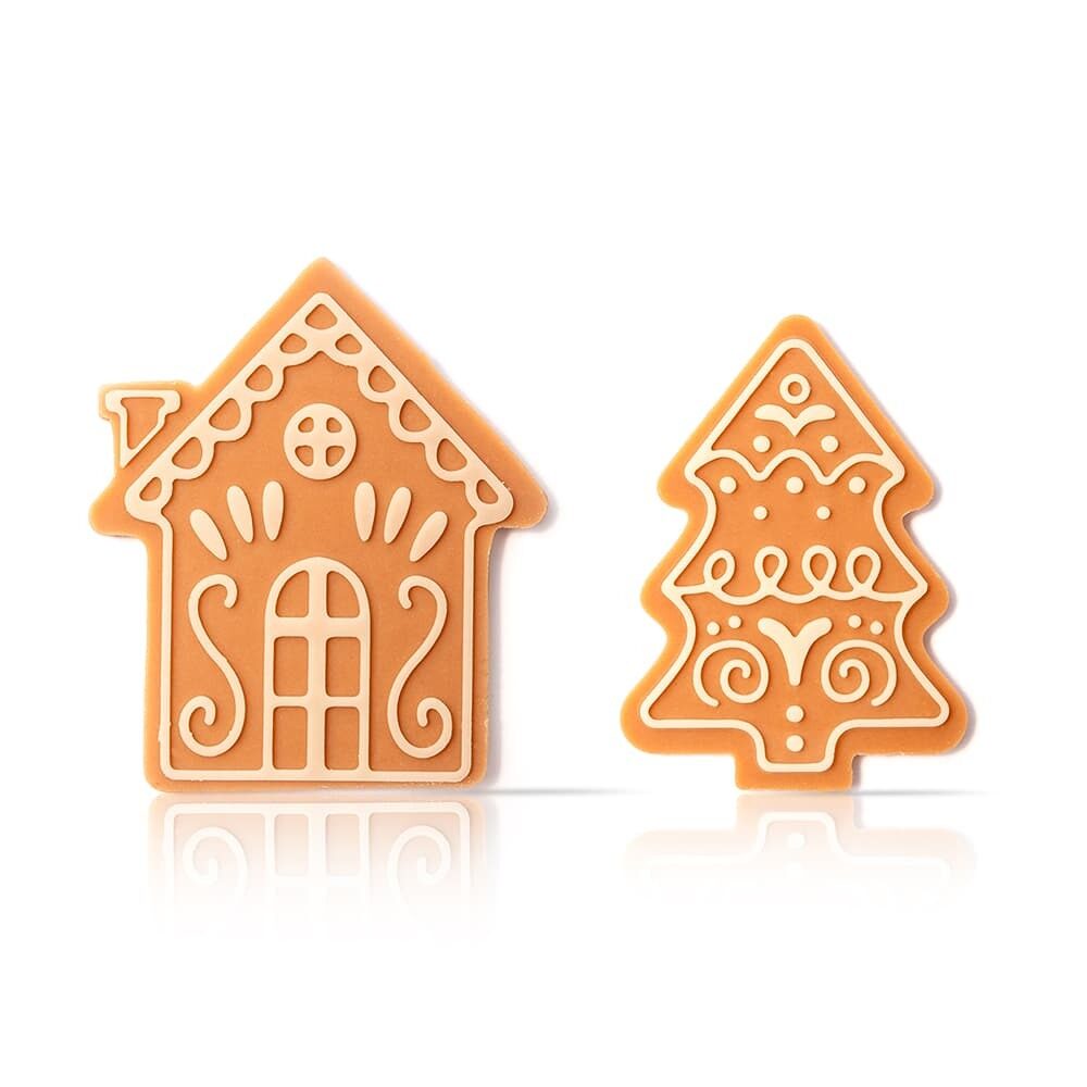 X96ST DÉCOR CHOCOLAT GINGERBREAD LAYERED ASSORTM. DOBLA
