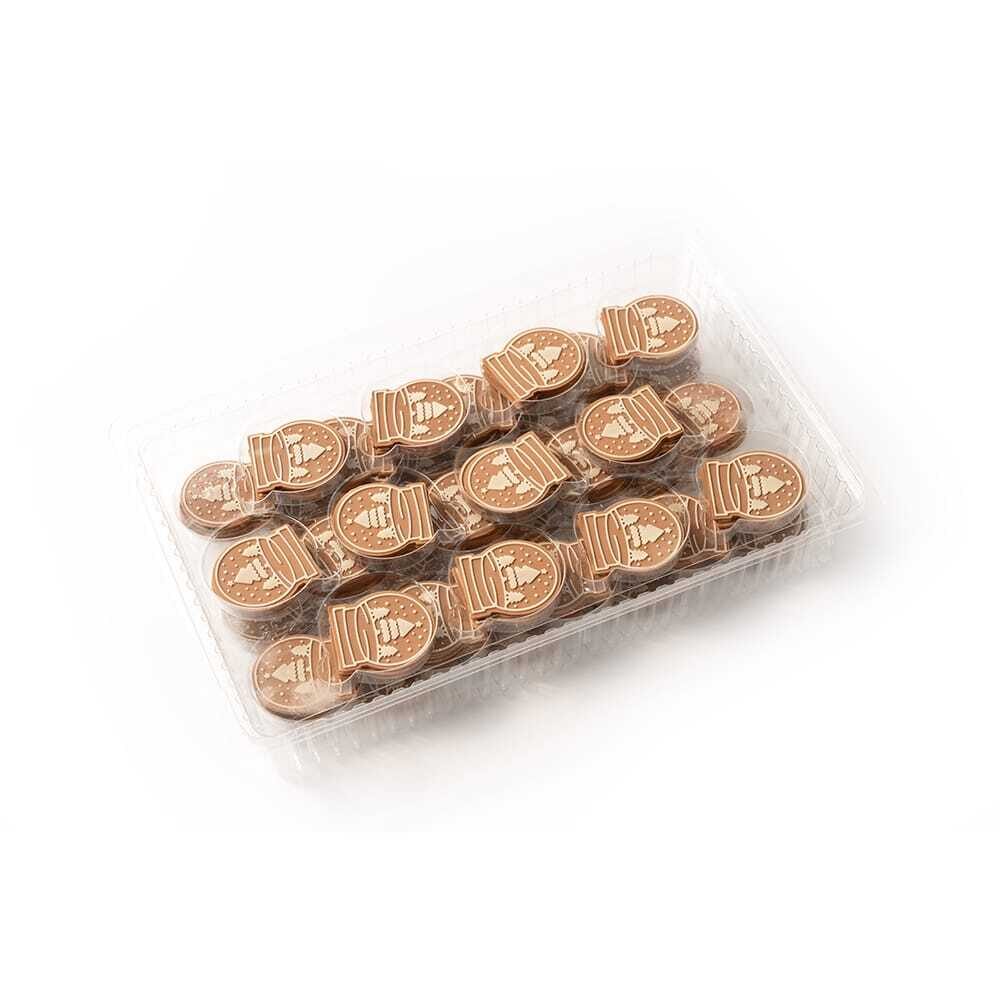 X144ST DÉCOR CHOCOLAT SNOW GLOBE LAYERED DOBLA