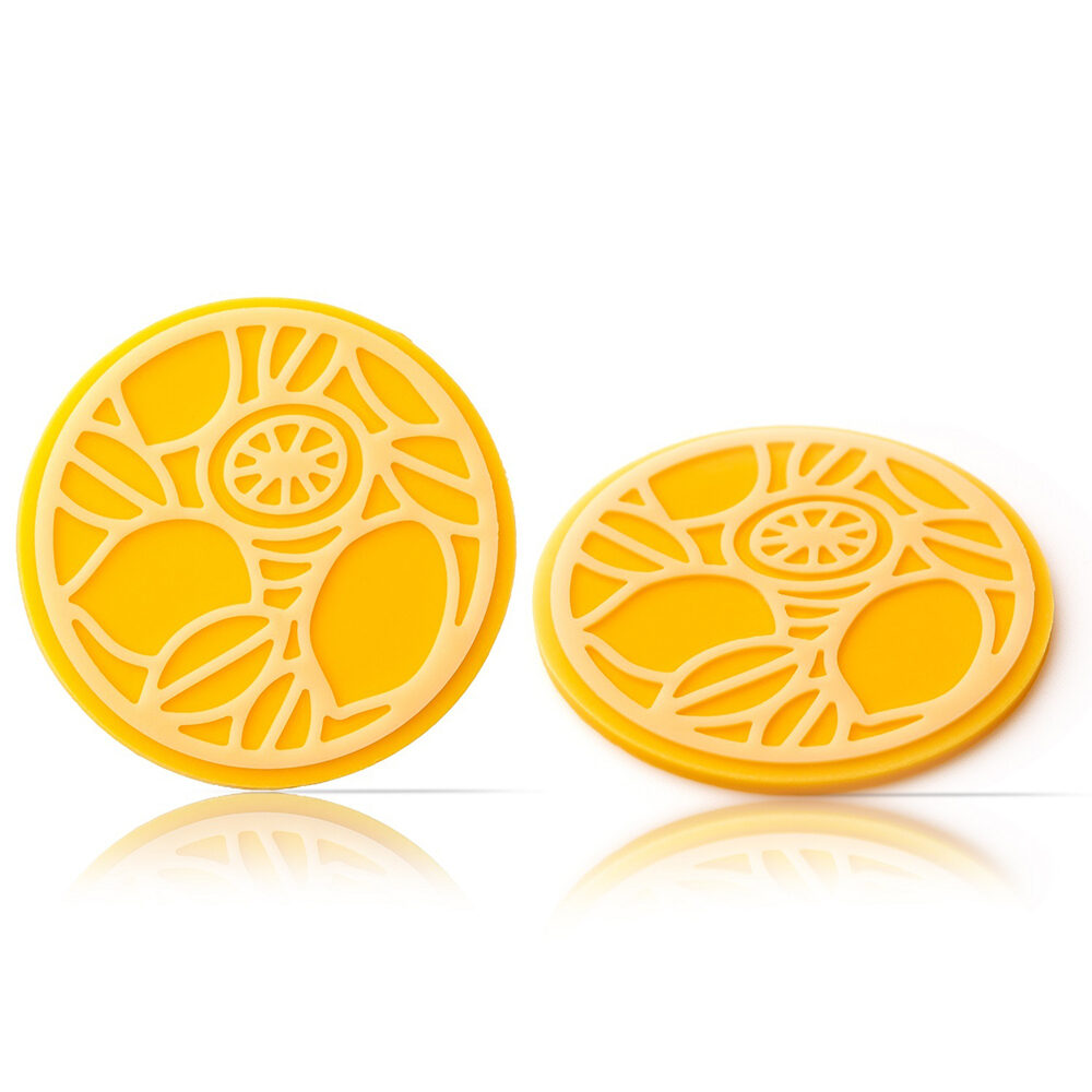 X144PC CHOCOLATE DECOR LAYERED LEMONS DOBLA DOBLA