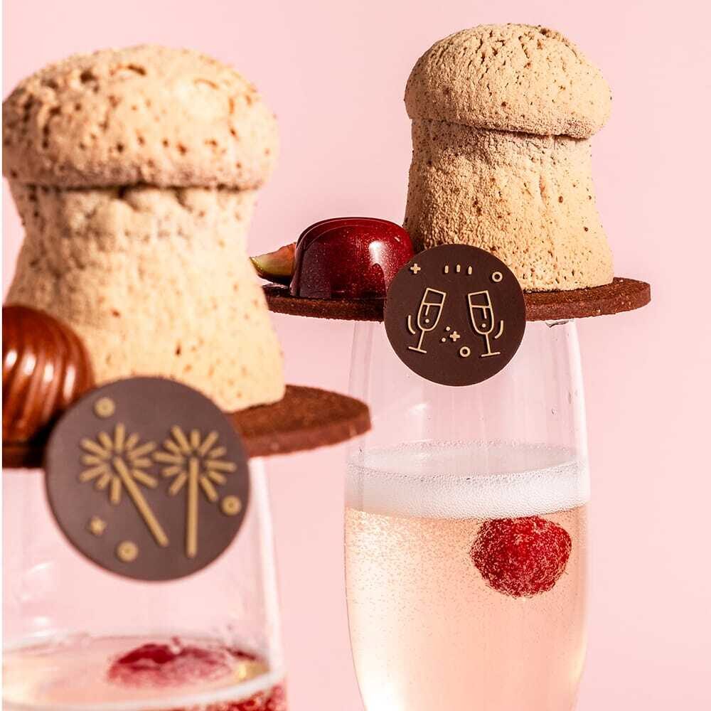 216xCHOC.DECOR LAYER CELE DARK AMBER