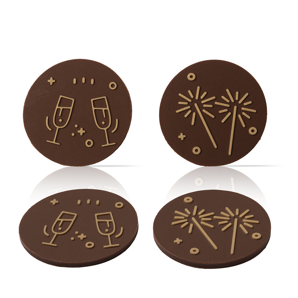 216xCHOC.DECOR LAYER CELE DARK AMBER