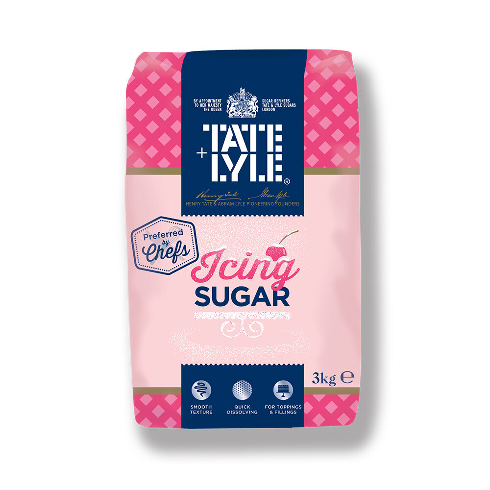 X 3KG ICING SUGAR TATE & LYLE