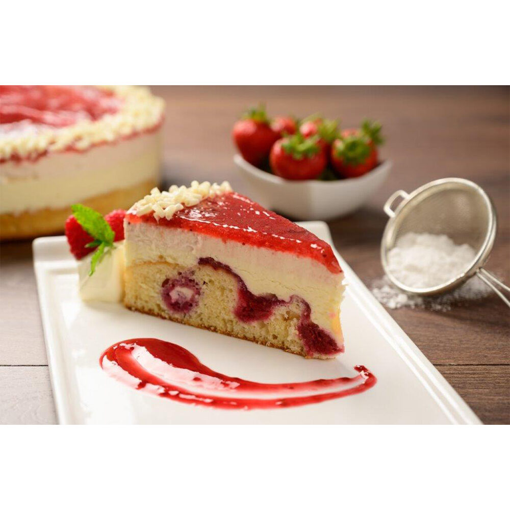 X 1PCS RASPBERRY , STRAWBERRY AND LEMON TORTE