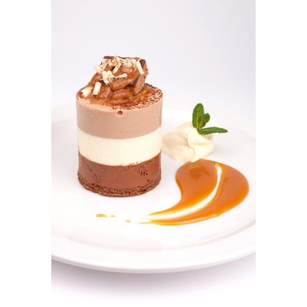X 1PC INDIVIDUAL CARAMEL SHORTBREAD CHOCOLATE STACK