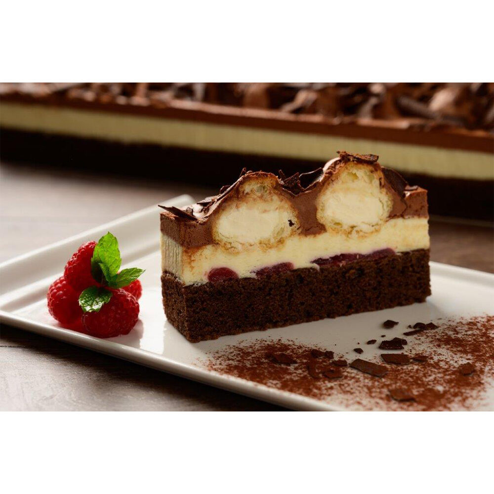 X 1PC CHOCOLATE PROFITEROLE BAR GATEAU  UNCUT