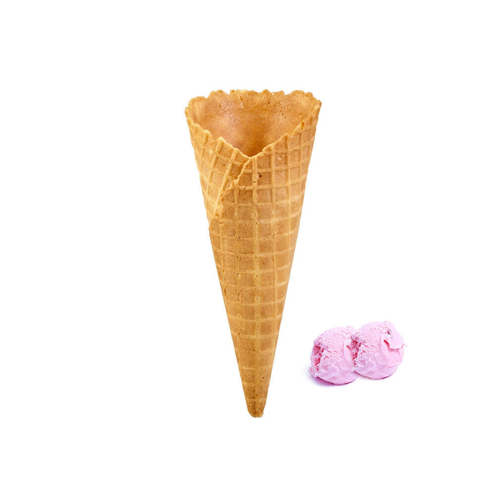X 132PC VERONA WAFFLE CONE (2 SCOOP) H160 / W60MM