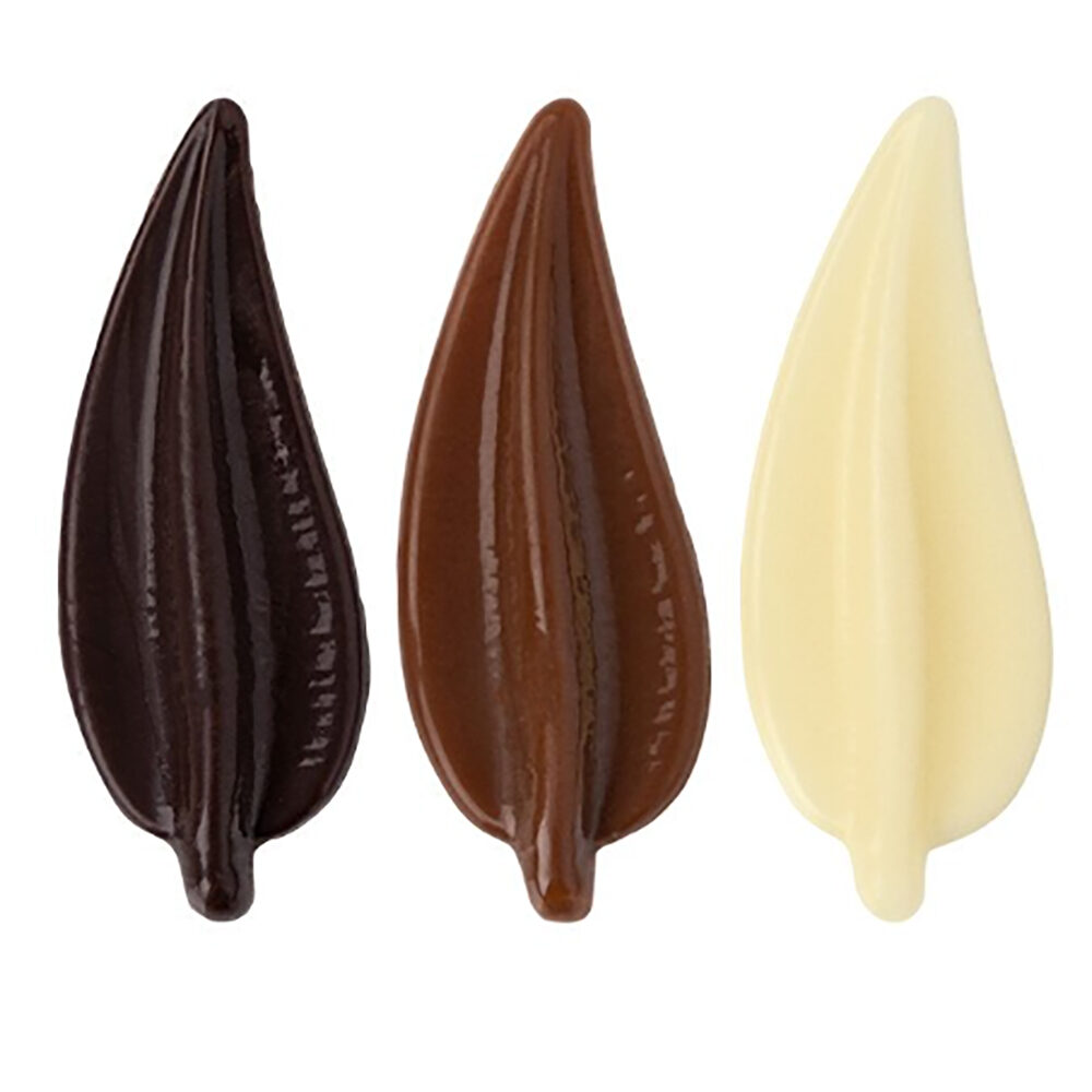 X312ST ASS. ELEGANCE KLEIN 2D L.1,2X3CM CHOCOLADE 1000088