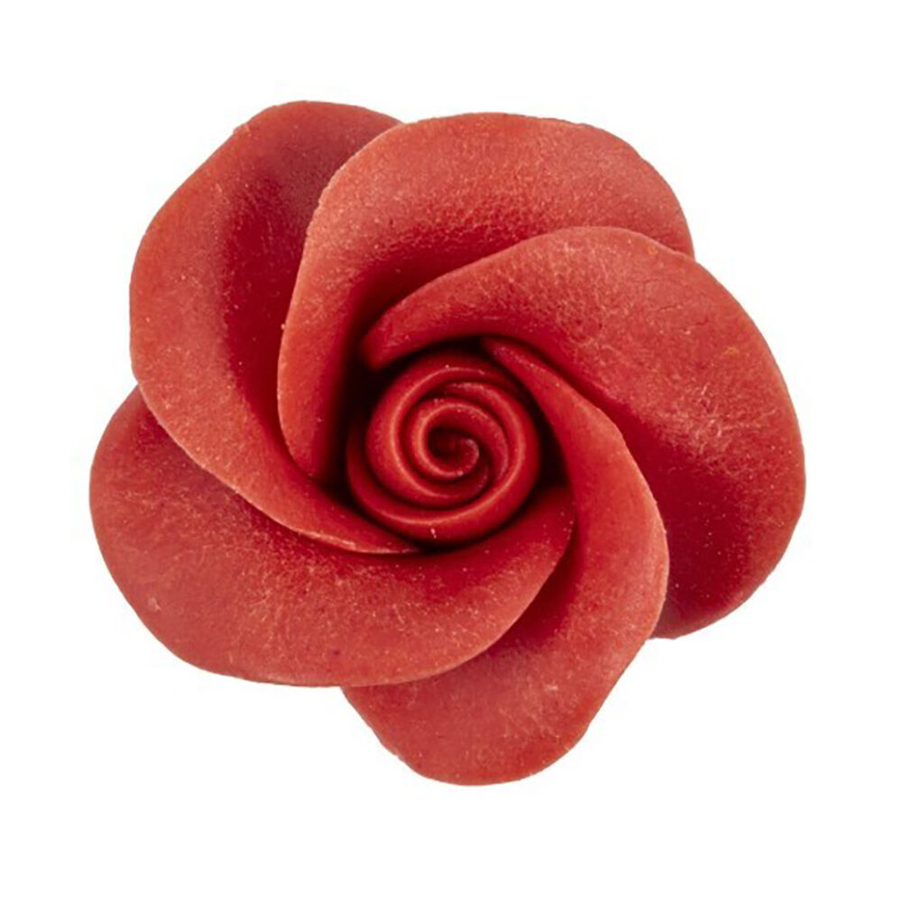 15xROSE ROUGE 3,5X4CM