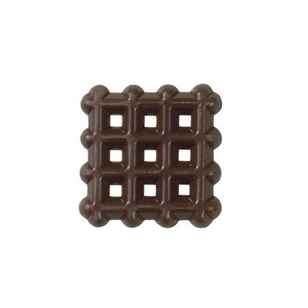 X380PC GRID 2D L.2,5X2,5CM CHOCOLATE 1012203
