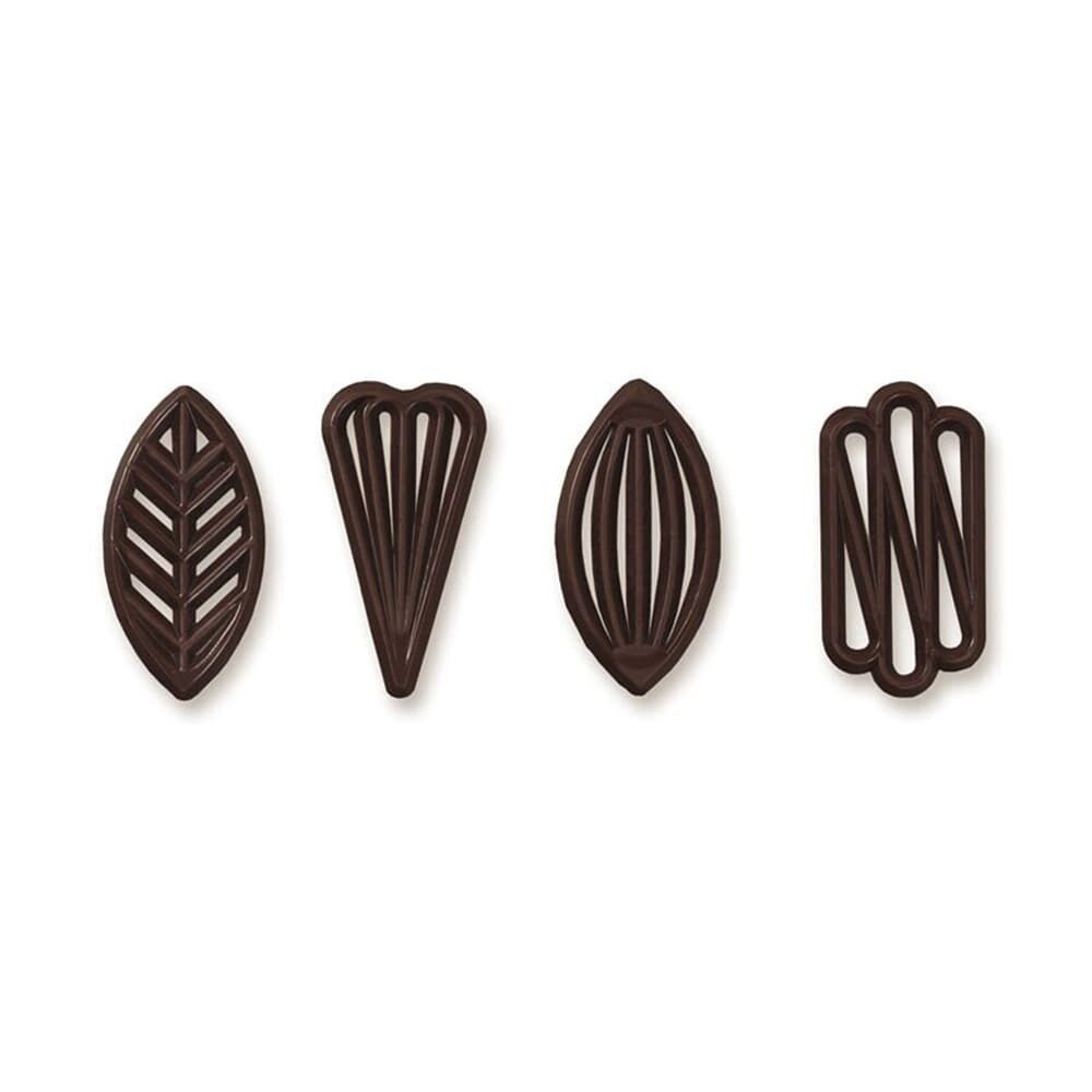 X260PC GRAND DECOR L.5.7X3CM FONDANT CHOCOLAT 1012215