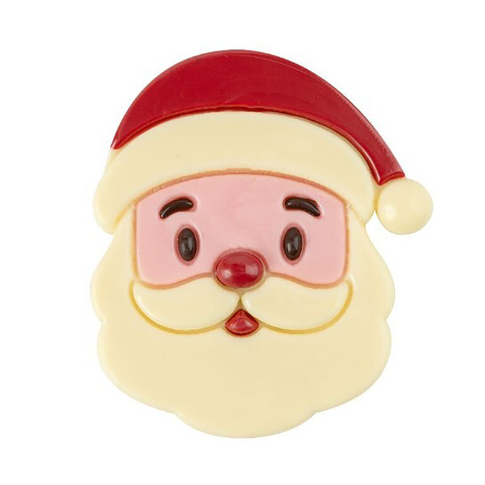 X32PC PERE NOEL 2D L.6X6,7CM CHOCOLAT BLANC 1015421