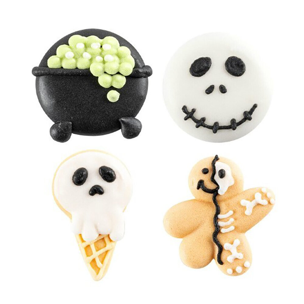 96xASS HALLOWEEN 2D D.3CM SUCRE