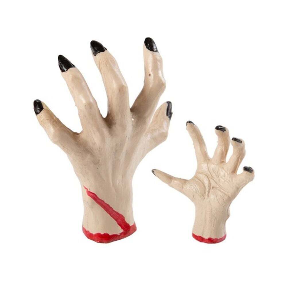 X12PC HAND HALLOWEEN H.12X7X6CM PLASTIC 1091156