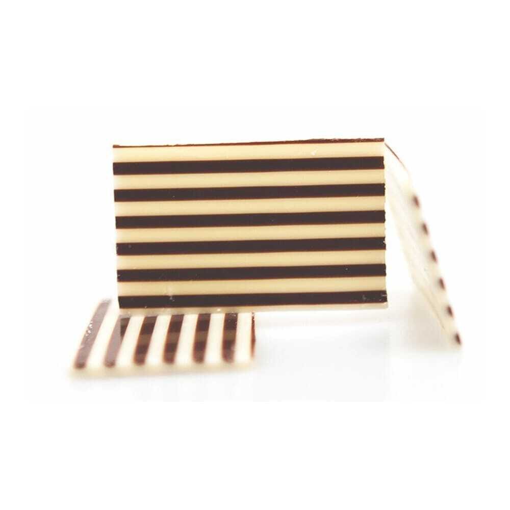X350PC POLLINO LINEA L.4X2.5CM CHOCOLAT BLANC 1095687