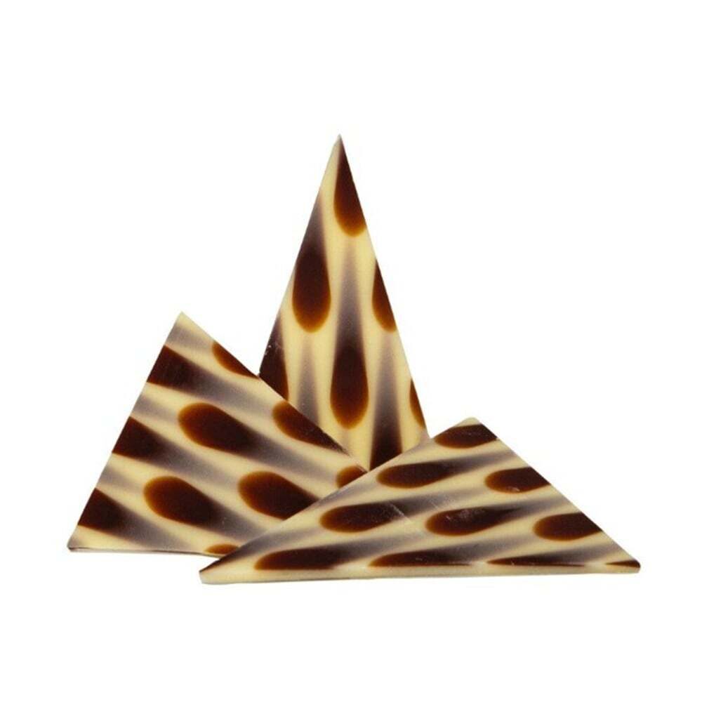 X900G CARRARA LACRIMA L.3,5X5,5CM CHOCOLAT BLANC 1095689